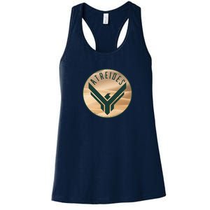 Dune House Atreides Round (Dark Image) Women's Racerback Tank