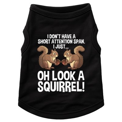 Dont Have A Short Attention Span Oh Squirrel Funny Doggie Tank