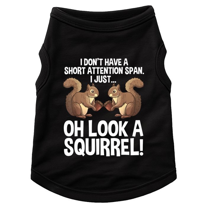 Dont Have A Short Attention Span Oh Squirrel Funny Doggie Tank