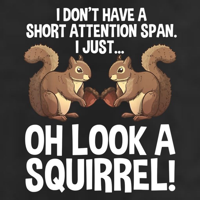 Dont Have A Short Attention Span Oh Squirrel Funny Microfiber Hand Towel