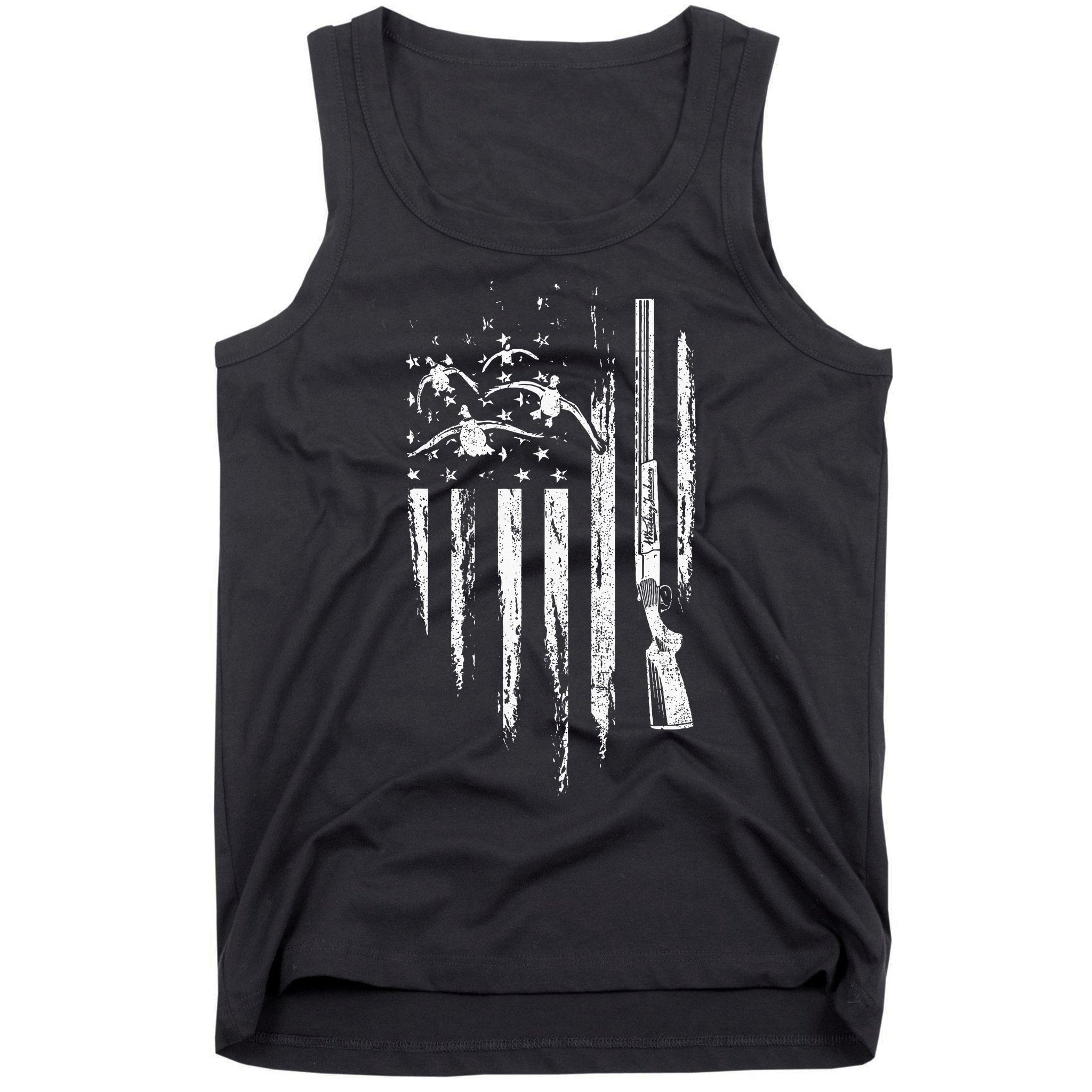 Duck Hunting American Flag Waterfowl Goose Gift For Hunter  Tank Top