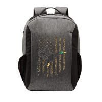 Duck Hunter American Flag Waterfowl Hunting Camouflage Vector Backpack