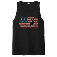 Deer Hunting American Flag I Proud Hunter Gift Idea PosiCharge Competitor Tank