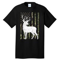 Deer Hunting American Flag Camo Tall T-Shirt