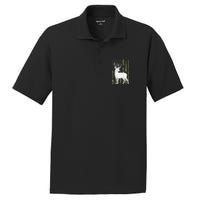 Deer Hunting American Flag Camo PosiCharge RacerMesh Polo