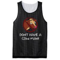 DonT Have A Cow. Man! Funny Mesh Reversible Basketball Jersey Tank