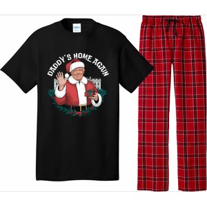 DaddyS Home Again Santa Trump Christmas 2024 New President Gift Pajama Set