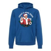 DaddyS Home Again Santa Trump Christmas 2024 New President Gift Premium Hoodie