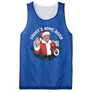 DaddyS Home Again Santa Trump Christmas 2024 New President Gift Mesh Reversible Basketball Jersey Tank