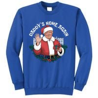 DaddyS Home Again Santa Trump Christmas 2024 New President Gift Tall Sweatshirt