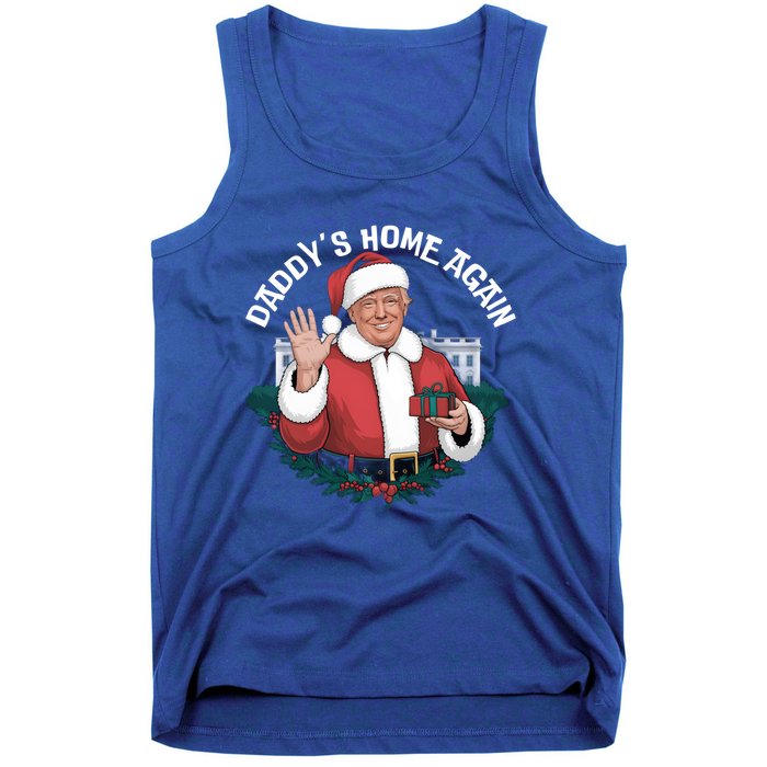 DaddyS Home Again Santa Trump Christmas 2024 New President Gift Tank Top