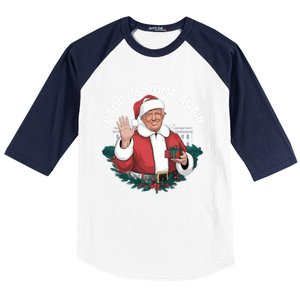 DaddyS Home Again Santa Trump Christmas 2024 New President Gift Baseball Sleeve Shirt