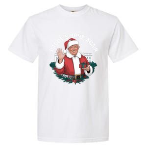 DaddyS Home Again Santa Trump Christmas 2024 New President Gift Garment-Dyed Heavyweight T-Shirt