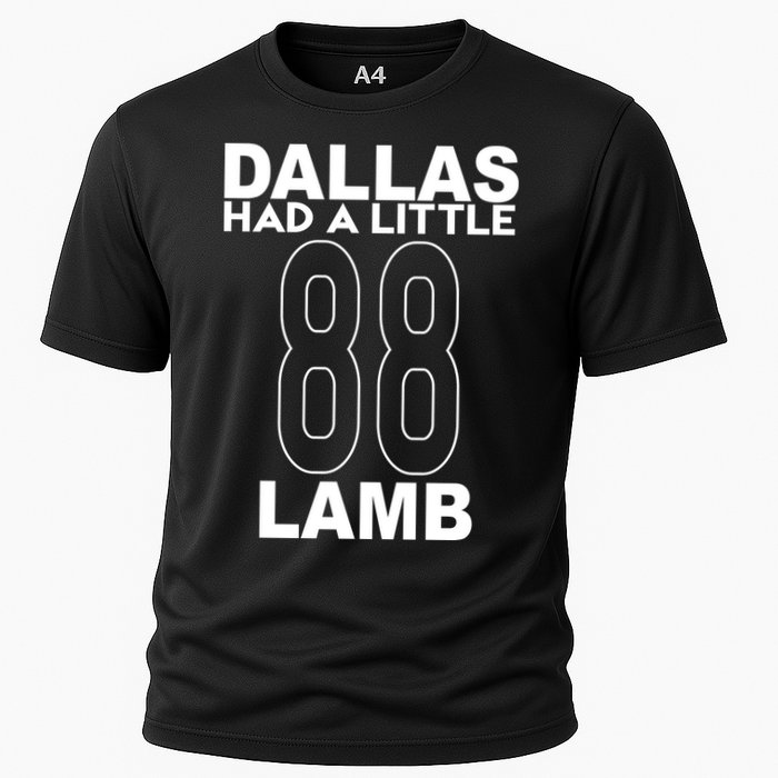 Dallas Had A Little Lamb Funny Football Cooling Performance Crew T-Shirt
