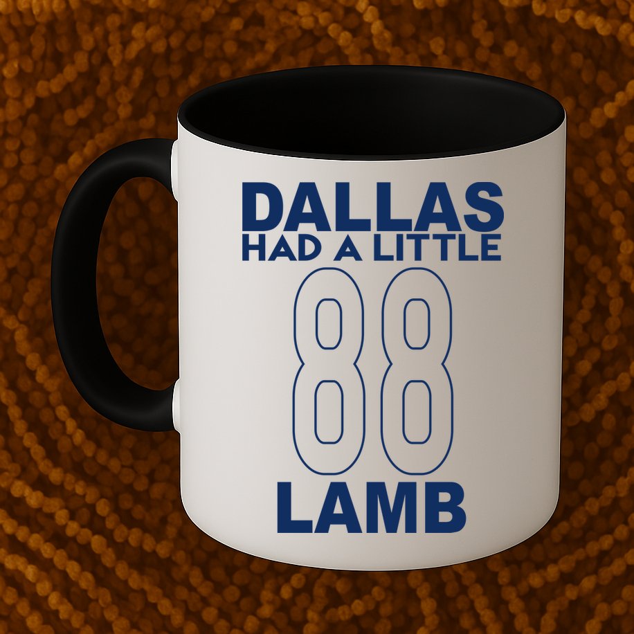 Dallas Had A Little Lamb Funny Football Mug