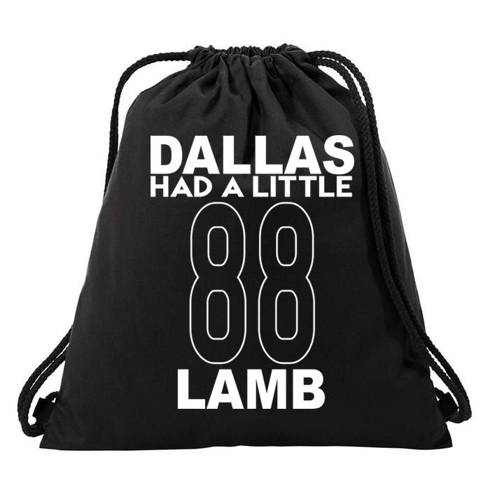 Dallas Had A Little Lamb Funny Football Drawstring Bag