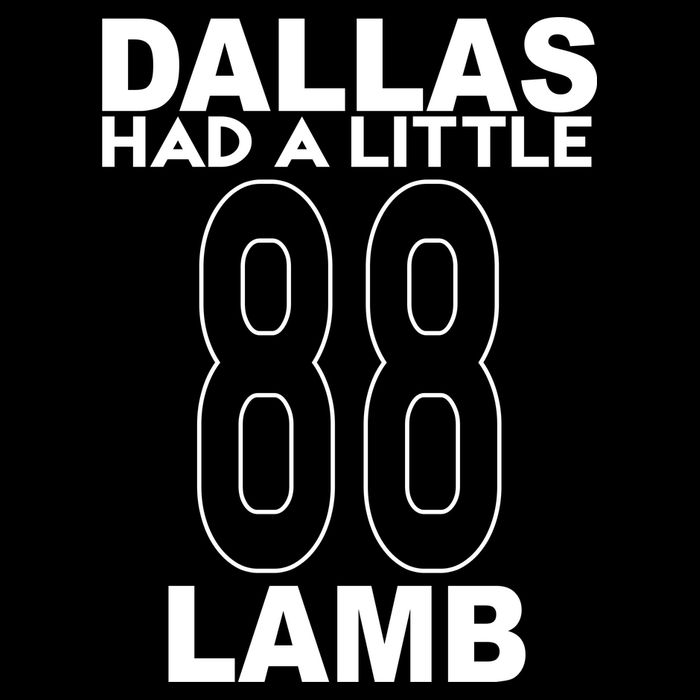 Dallas Had A Little Lamb Funny Football Drawstring Bag