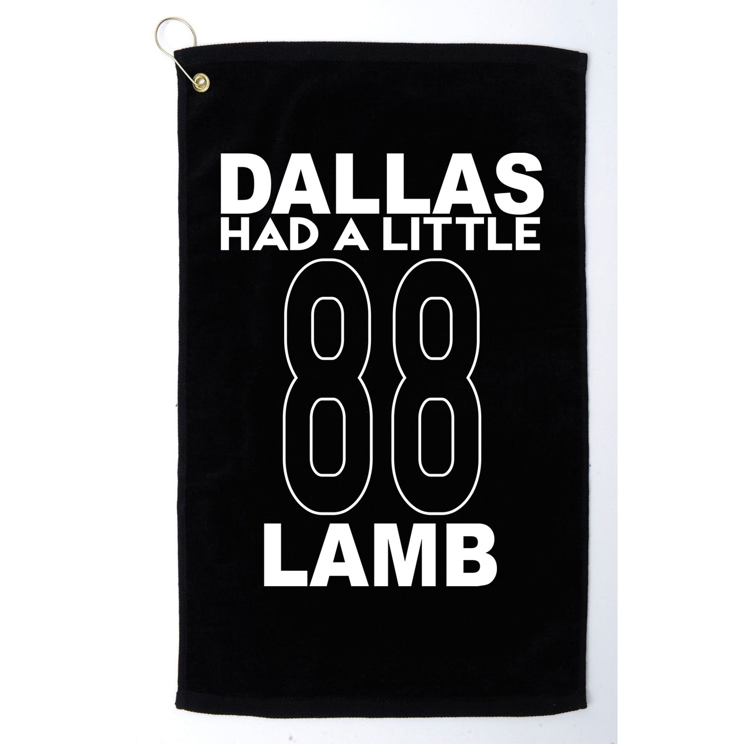 Dallas Had A Little Lamb Funny Football Golf Towel