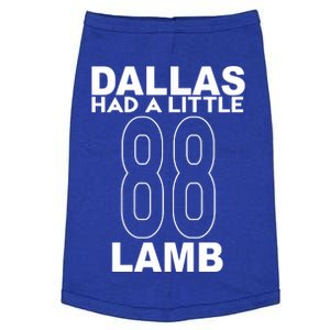 Dallas Had A Little Lamb Funny Football Doggie Tank