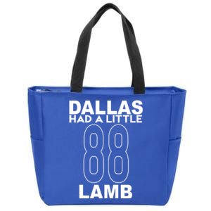 Dallas Had A Little Lamb Funny Football Zip Tote Bag