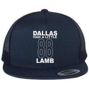 Dallas Had A Little Lamb Funny Football Flat Bill Trucker Hat