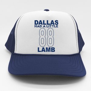 Dallas Had A Little Lamb Funny Football Trucker Hat