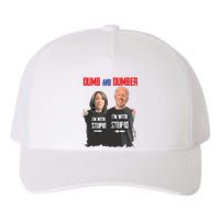 Dumber Haris And Biden Vote For Trump 2024 Yupoong Adult 5-Panel Trucker Hat