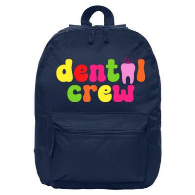 Dental Hygienist Assistants Dental Crew 16 in Basic Backpack