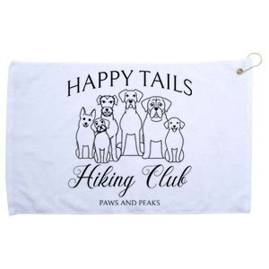 Dog Hiking Adventure Club Mountain Outdoors Grommeted Golf Towel