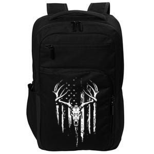 Deer Hunting American Flag Bowhunting Whitetail Bow Hunter Impact Tech Backpack