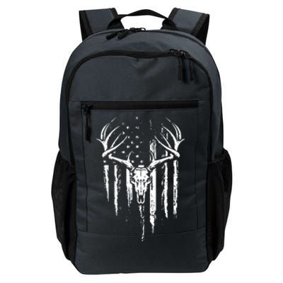 Deer Hunting American Flag Bowhunting Whitetail Bow Hunter Daily Commute Backpack