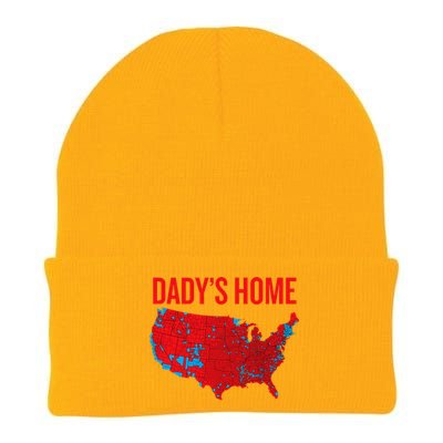 DaddyS Home Accurate Map Of 2024 Election Results Graphic Knit Cap Winter Beanie