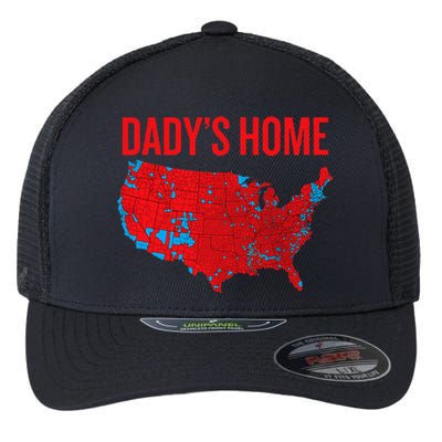 DaddyS Home Accurate Map Of 2024 Election Results Graphic Flexfit Unipanel Trucker Cap