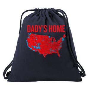 DaddyS Home Accurate Map Of 2024 Election Results Graphic Drawstring Bag