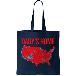 DaddyS Home Accurate Map Of 2024 Election Results Graphic Tote Bag