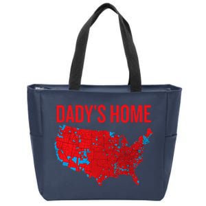 DaddyS Home Accurate Map Of 2024 Election Results Graphic Zip Tote Bag