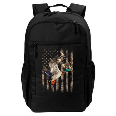 Duck Hunter American Flag Waterfowl Hunting Camouflage Backpack