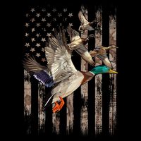 Duck Hunter American Flag Waterfowl Hunting Camouflage Mug