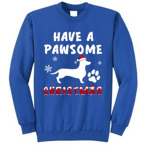 Dachshund Have A Pawsome Christmas Gift Sweatshirt