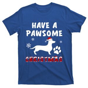 Dachshund Have A Pawsome Christmas Gift T-Shirt