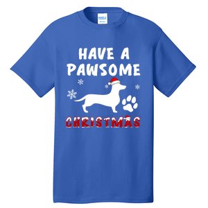 Dachshund Have A Pawsome Christmas Gift Tall T-Shirt