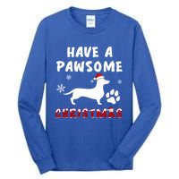 Dachshund Have A Pawsome Christmas Gift Tall Long Sleeve T-Shirt