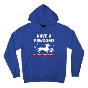 Dachshund Have A Pawsome Christmas Gift Tall Hoodie