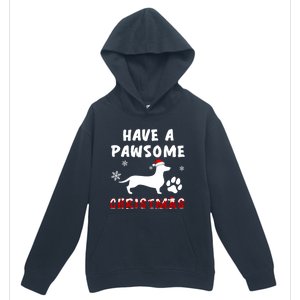 Dachshund Have A Pawsome Christmas Gift Urban Pullover Hoodie