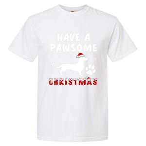 Dachshund Have A Pawsome Christmas Gift Garment-Dyed Heavyweight T-Shirt