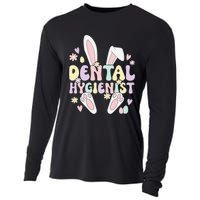 Dental Hygienist Bunny Dental Hygiene Easter Day Cooling Performance Long Sleeve Crew