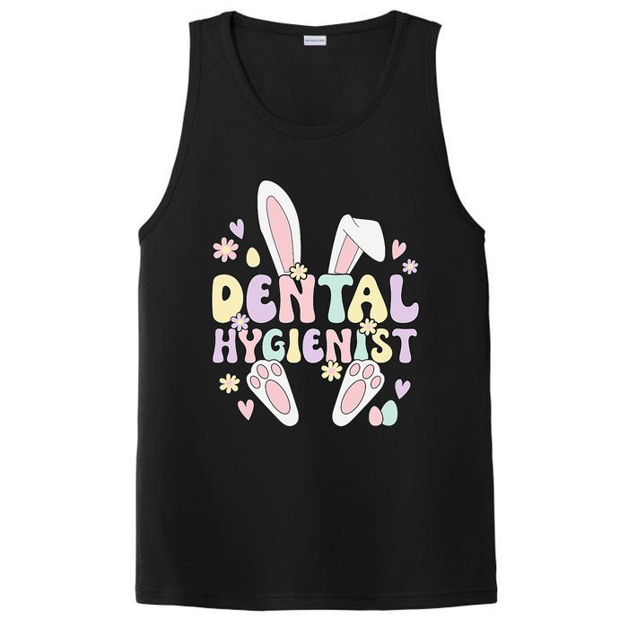 Dental Hygienist Bunny Dental Hygiene Easter Day PosiCharge Competitor Tank