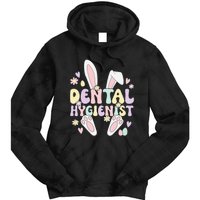 Dental Hygienist Bunny Dental Hygiene Easter Day Tie Dye Hoodie