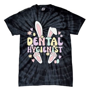 Dental Hygienist Bunny Dental Hygiene Easter Day Tie-Dye T-Shirt