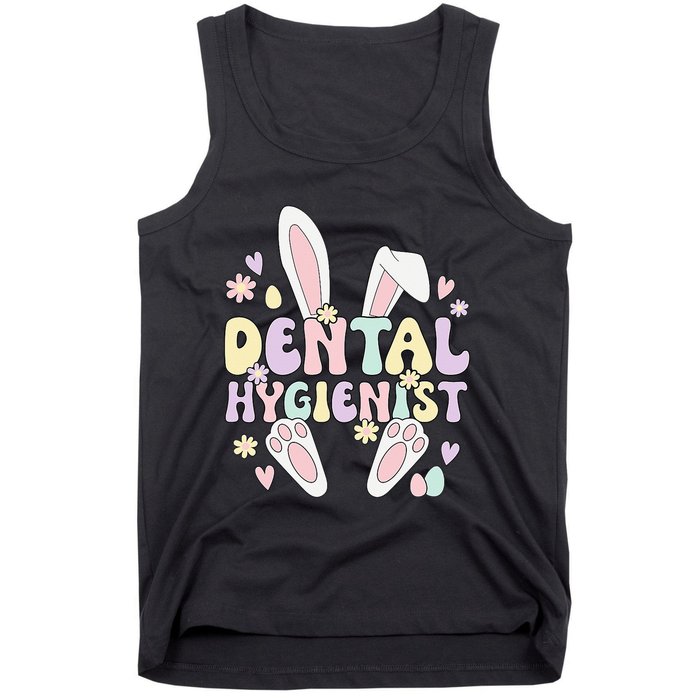 Dental Hygienist Bunny Dental Hygiene Easter Day Tank Top